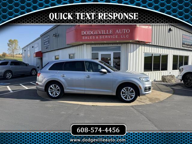 Silver 2019 Audi Q7 SUV / Crossover All-Wheel Drive Automatic