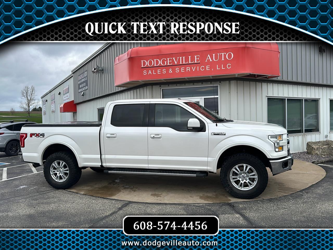 Ford F-150 4WD SuperCrew 145" Lariat 2015