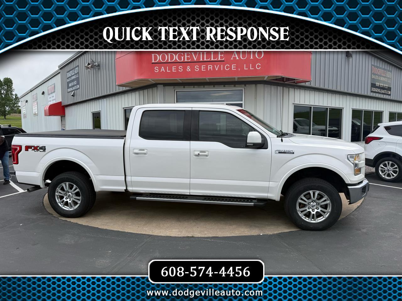 2015 Ford F-150 4WD SuperCrew 145" Lariat
