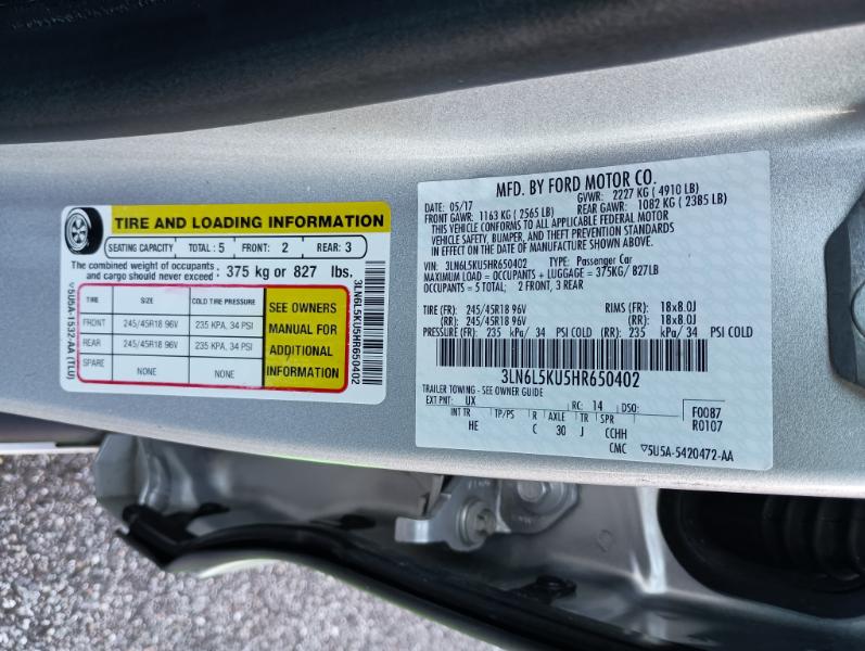 Lincoln MKZ Hybrid Premier 2017