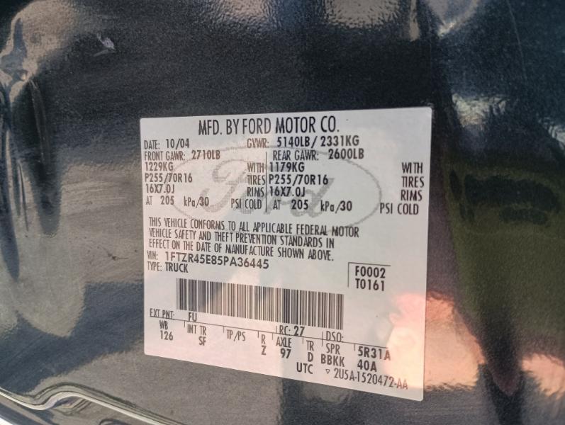 Ford Ranger Edge SuperCab 4-Door 4WD 2005