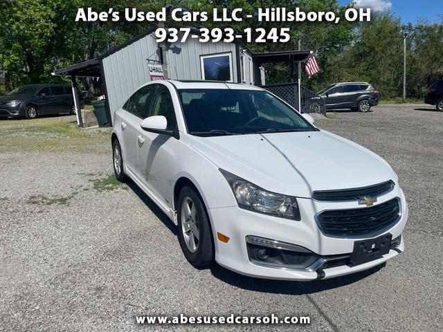 White 2015 Chevrolet Cruze 1LT Sedan FWD Sedan Front-Wheel Drive Automatic