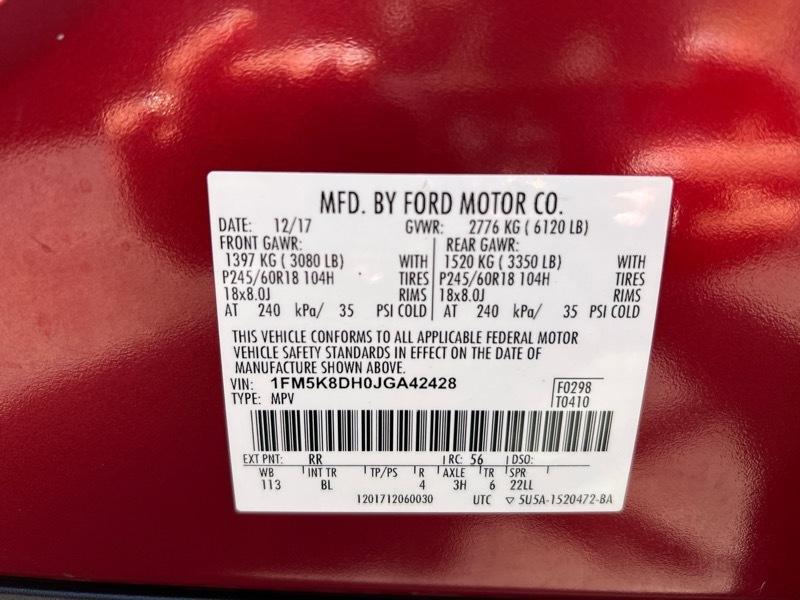 Ford Explorer XLT 4WD 2018