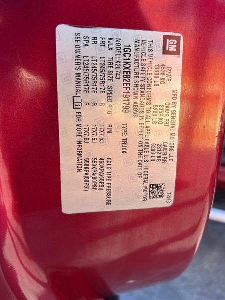 Chevrolet Silverado 2500HD 4WD Crew Cab 153.7" LT 2014