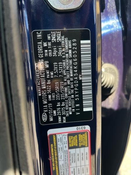 Kia Sorento S V6 AWD 2019