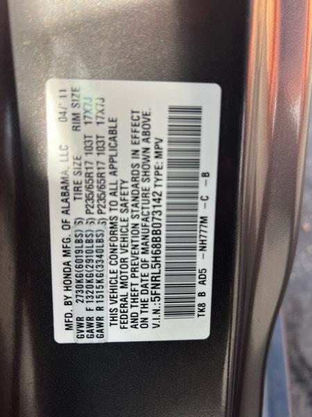 Honda Odyssey 5dr EX-L 2011