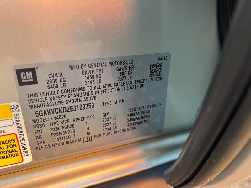 Buick Enclave AWD 4dr Premium 2014