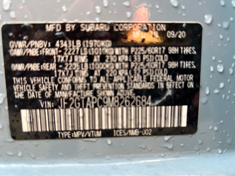 Subaru Crosstrek Premium CVT 2021