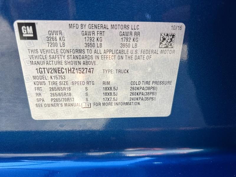 GMC Sierra 1500 4WD Double Cab 143.5" SLT 2017