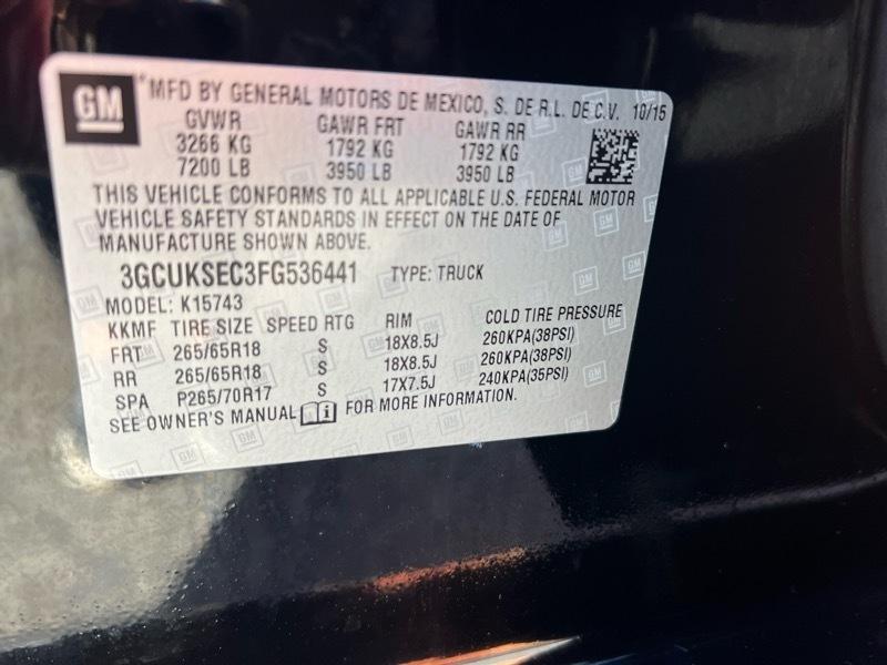 Chevrolet Silverado 1500 2LT Crew Cab 4WD 2015