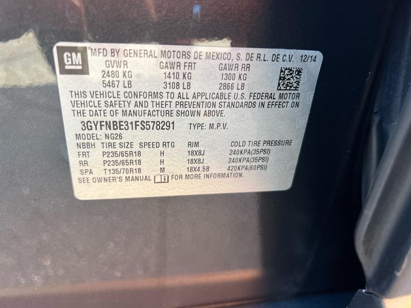 Cadillac SRX FWD 4dr Luxury Collection 2015