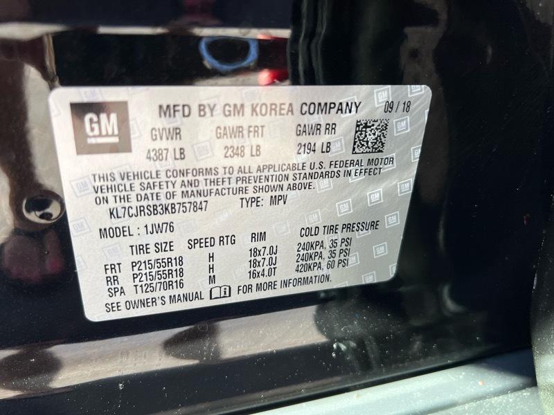 Chevrolet Trax AWD 4dr Premier 2019