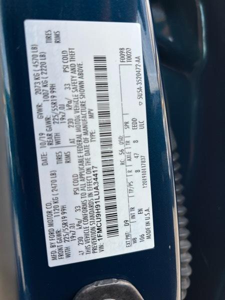 Ford Escape SEL AWD 2020