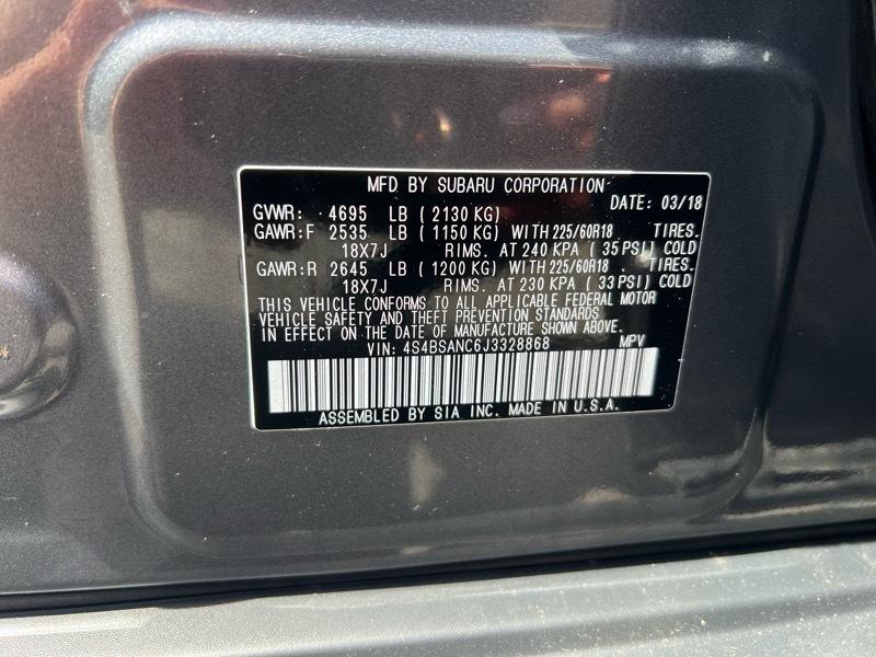 Subaru Outback 2.5i Limited 2018