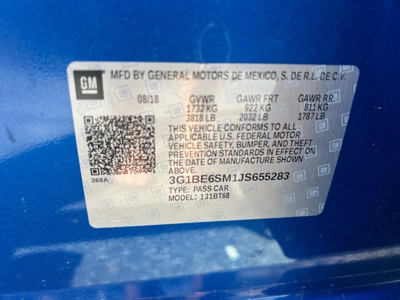 Chevrolet Cruze 4dr HB 1.4L LT w/1SD 2018