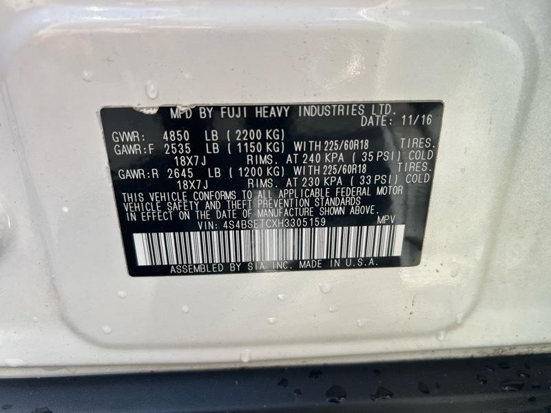 Subaru Outback 3.6R Touring 2017