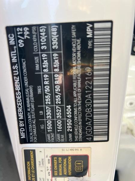 Mercedes-Benz M-Class 4MATIC 4dr ML 550 2013