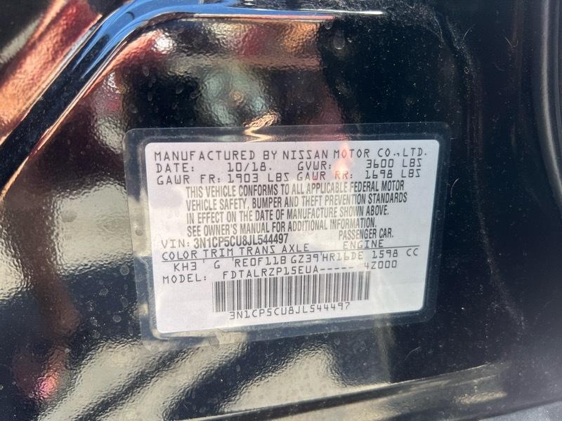 Nissan Kicks S FWD 2018