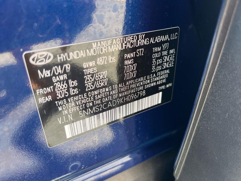 Hyundai Santa Fe SE 2.4L Auto AWD 2019