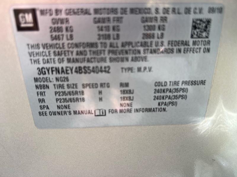 Cadillac SRX FWD 4dr Luxury Collection 2011