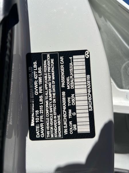 Infiniti QX30 PURE FWD 2019