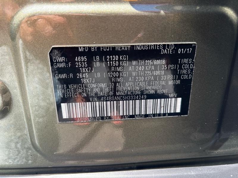 Subaru Outback 2.5i Limited 2017