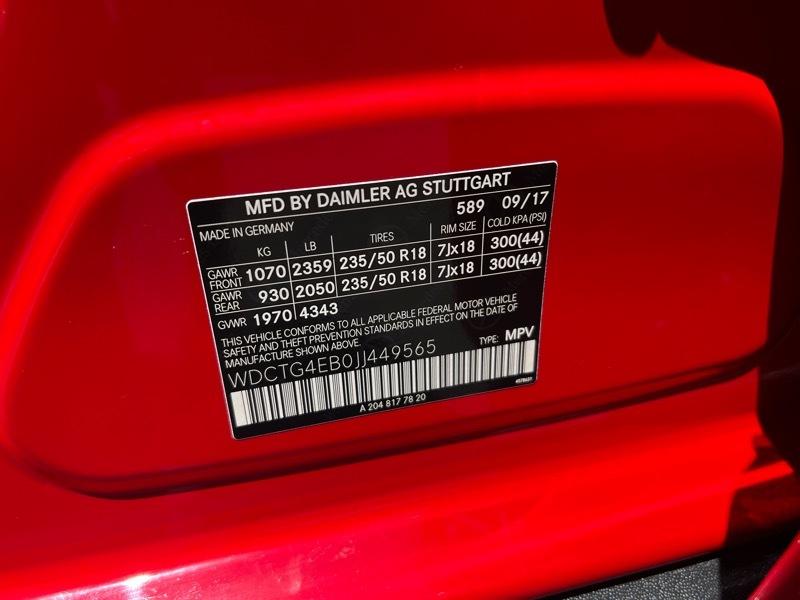 Mercedes-Benz GLA GLA250 2018