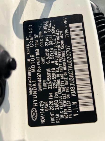 Hyundai Tucson FWD 4dr I4 Auto Limited PZEV 2010