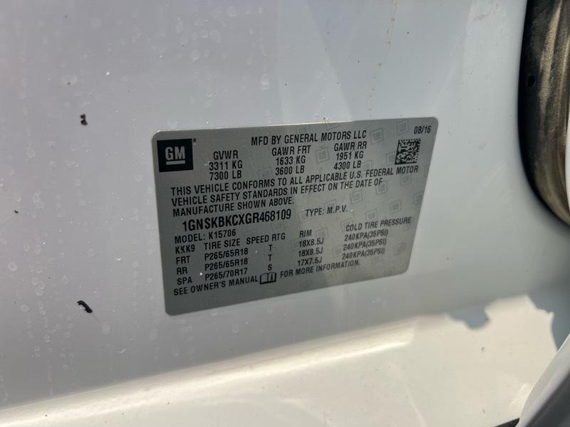 Chevrolet Tahoe 4WD 4dr LT 2016