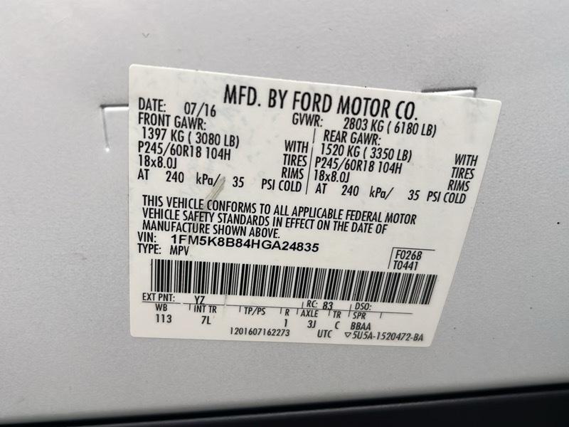 Ford Explorer Base 4WD 2017