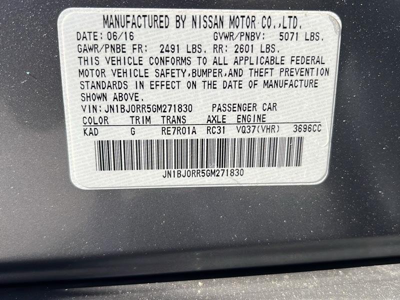 Infiniti QX50 AWD 4dr 2016
