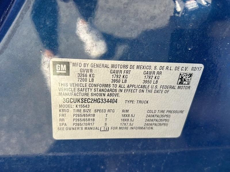 Chevrolet Silverado 1500 4WD Crew Cab 143.5" LTZ w/1LZ 2017