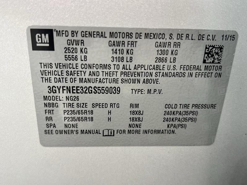 Cadillac SRX AWD 4dr Luxury Collection 2016