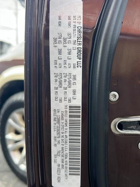 RAM 1500 2WD Crew Cab 140.5" Laramie Longhorn Edition 2013