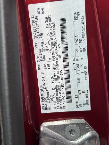 Ford Escape 4WD 4dr Titanium 2014