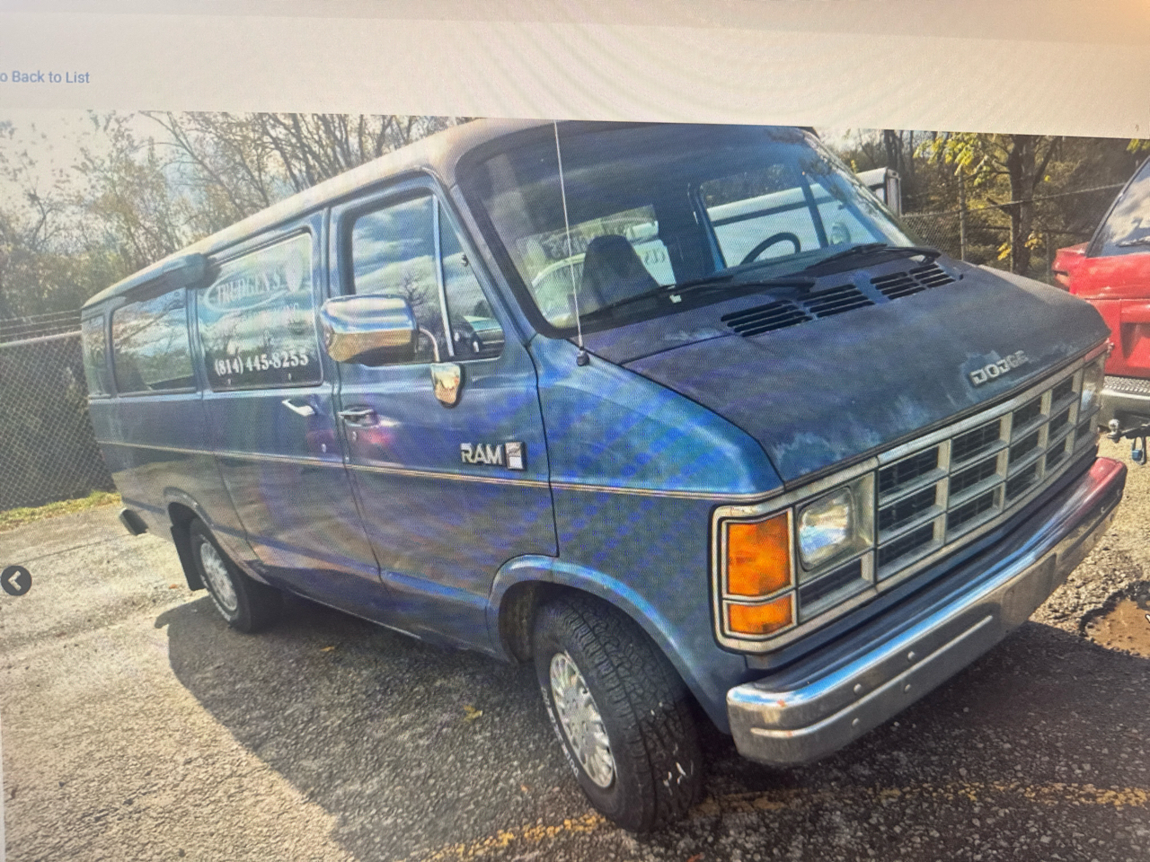 Dodge Ram Wagon B250 1986