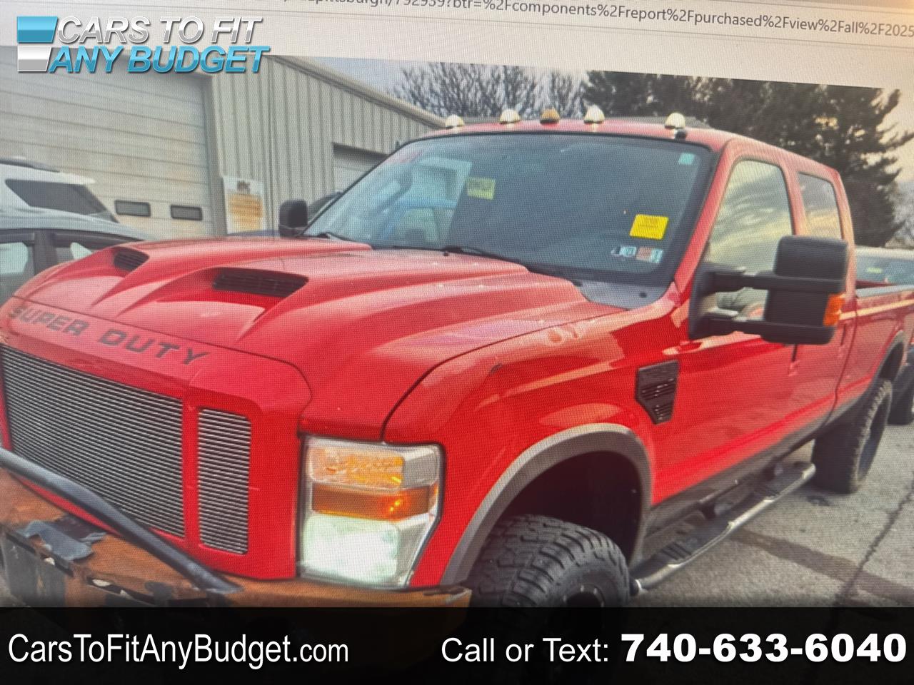 2008 Ford F-350 SD XL Crew Cab 4WD