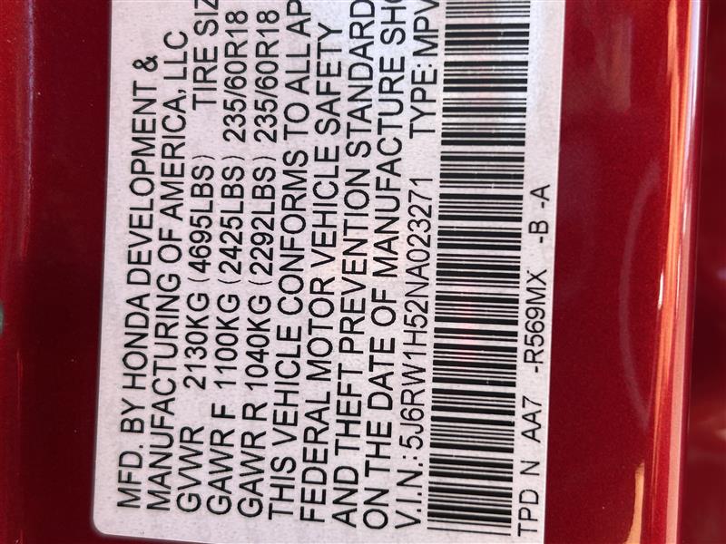 Honda CR-V EX 2WD 2022