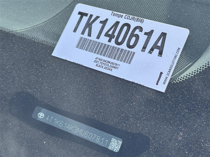 Toyota Camry XSE 2021