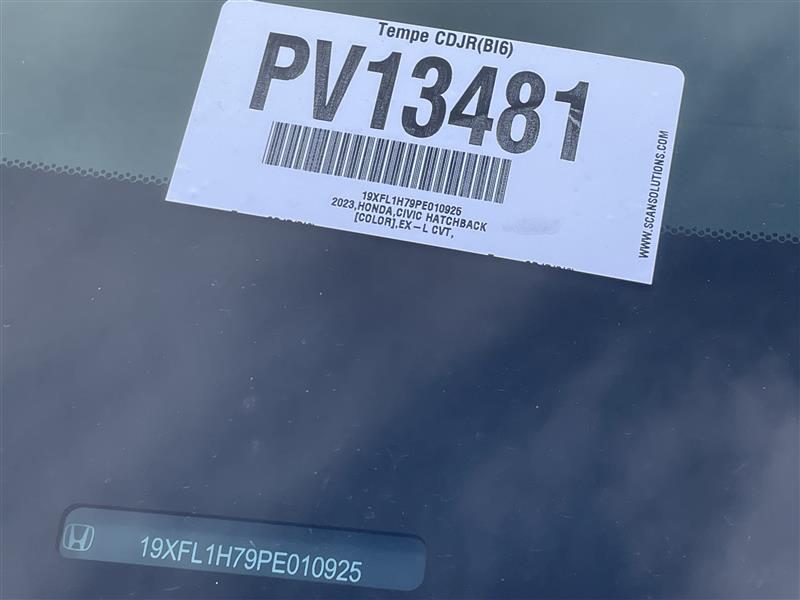 Honda Civic EX-L Hatchback 2023