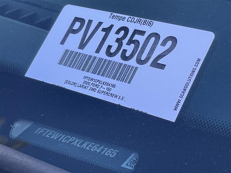 Ford F-150 Lariat SuperCrew 5.5-ft. Bed 2WD 2020