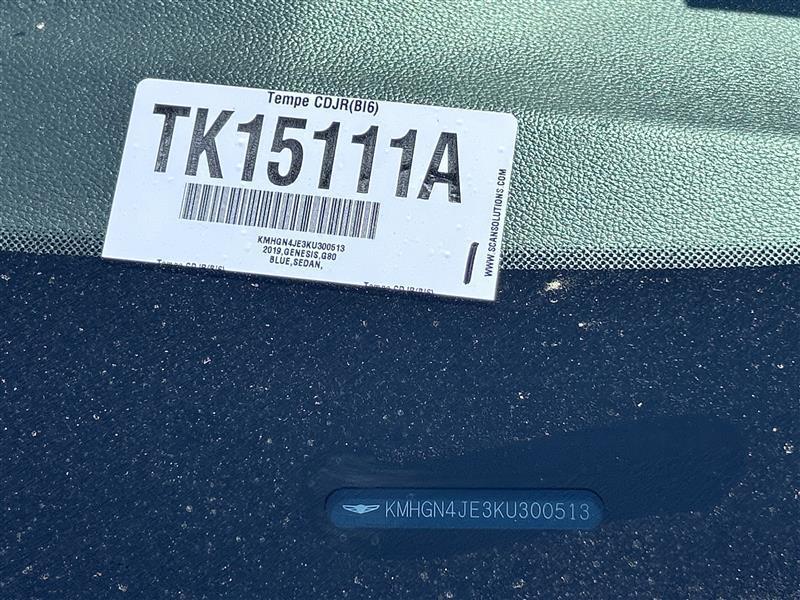 Genesis G80 3.8 2019