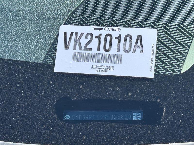 Toyota Corolla LE 2025