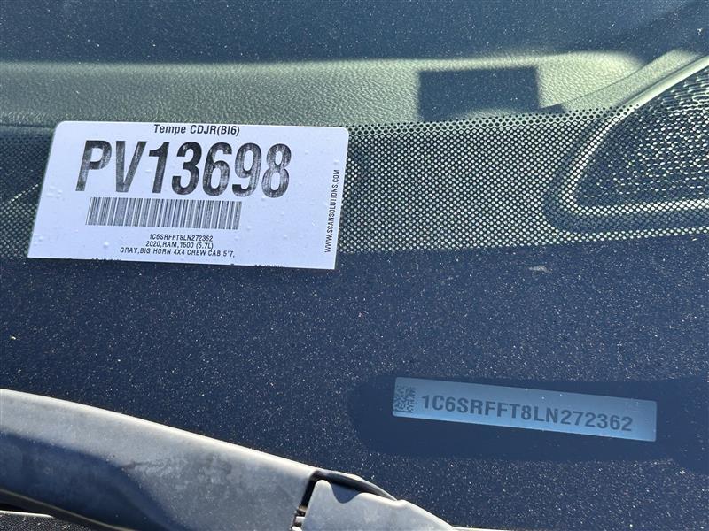 RAM 1500 Big Horn Crew Cab SWB 4WD 2020