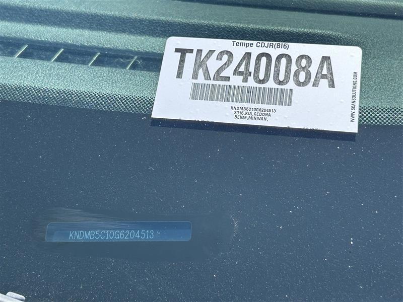 Kia Sedona LX 2016