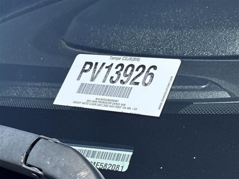 RAM ProMaster Cargo Van  2021