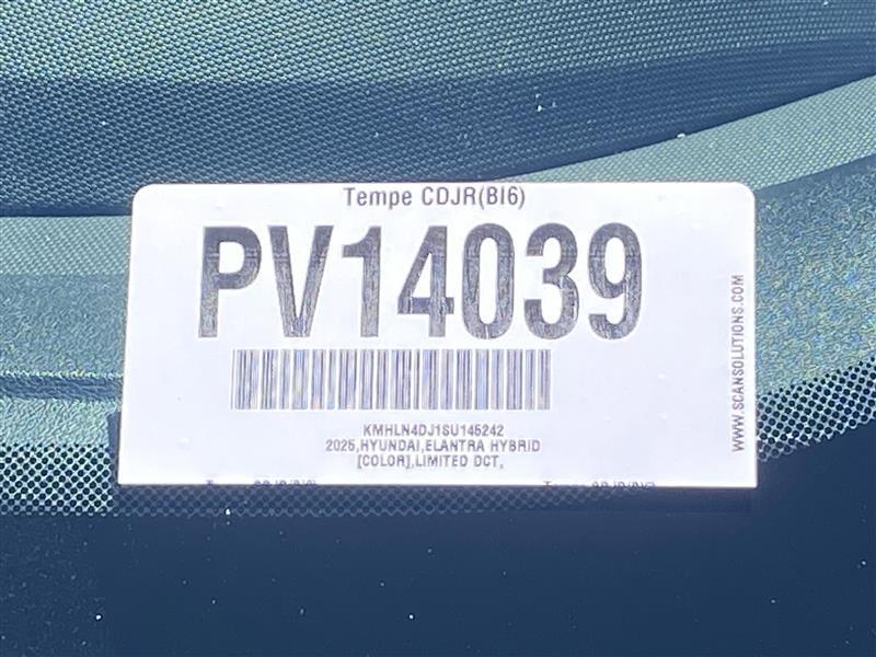 Hyundai Elantra Hybrid Limited 2025