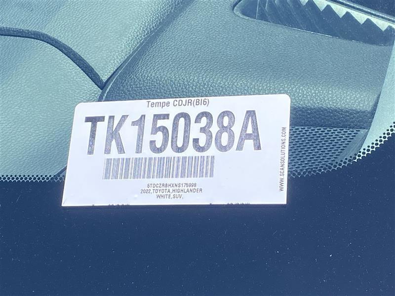 Toyota Highlander L AWD V6 2022