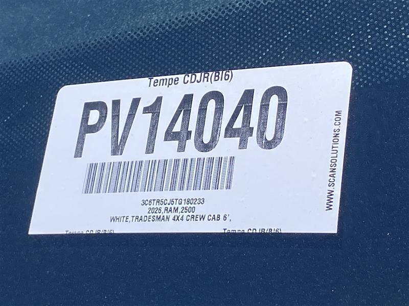 RAM 2500 Tradesman Crew Cab SWB 4WD 2026