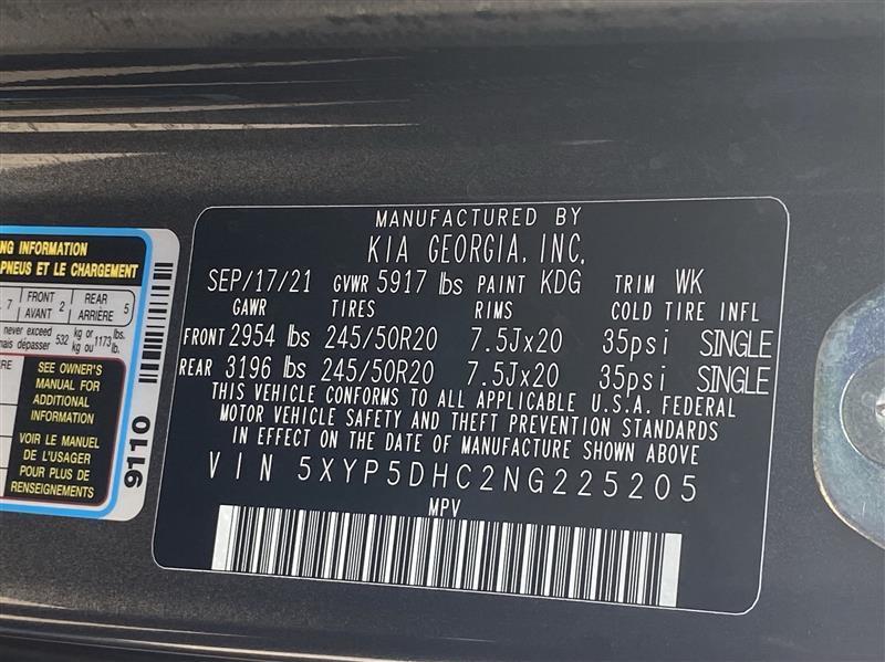 Kia Telluride SX AWD 2022